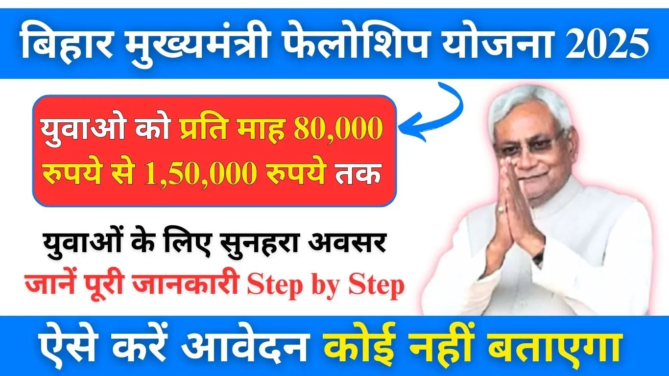Mukhyamantri Fellowship Yojana 2025 Apply Online