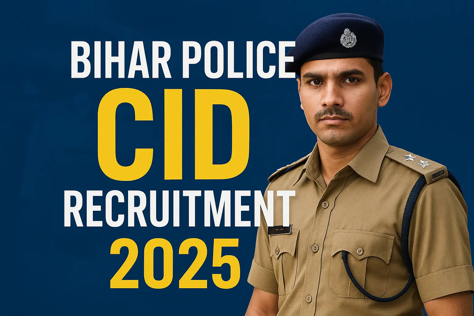 Bihar Police CID Recruitment 2025