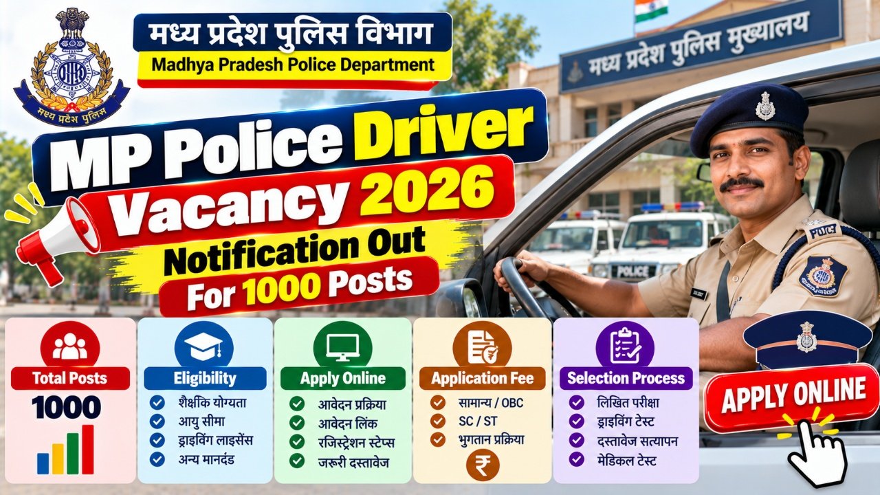 MP Police Driver Recruitment 2026