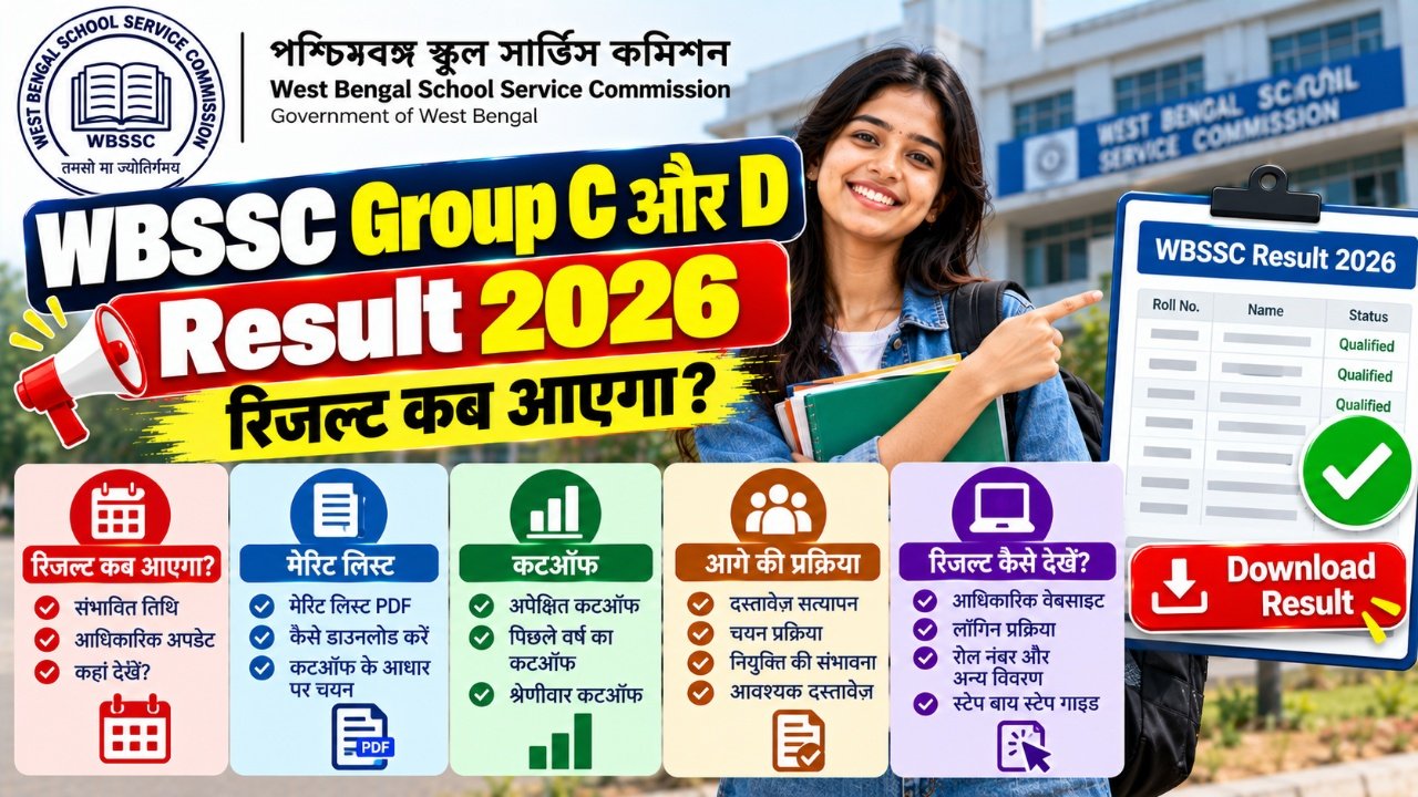 WBSSC Group C and D Result 2026